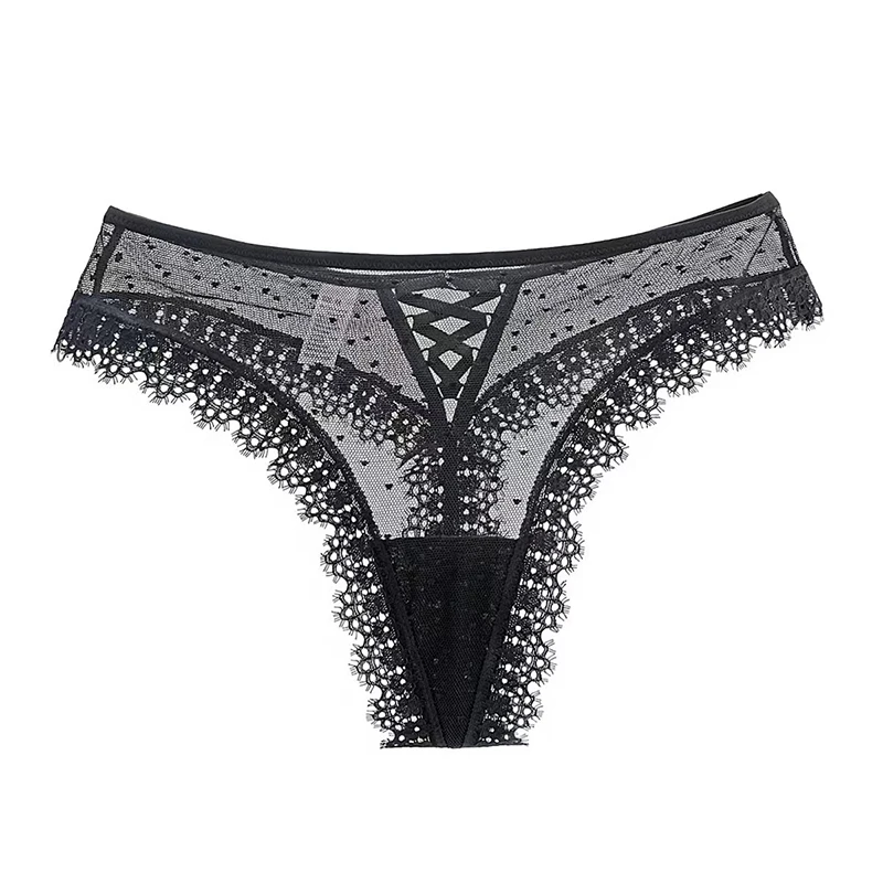 

CINOON Sexy Women Lace Panties Low-waist Underwear Thong Female G String Breathable Lingerie Temptation Embroidery Intimates