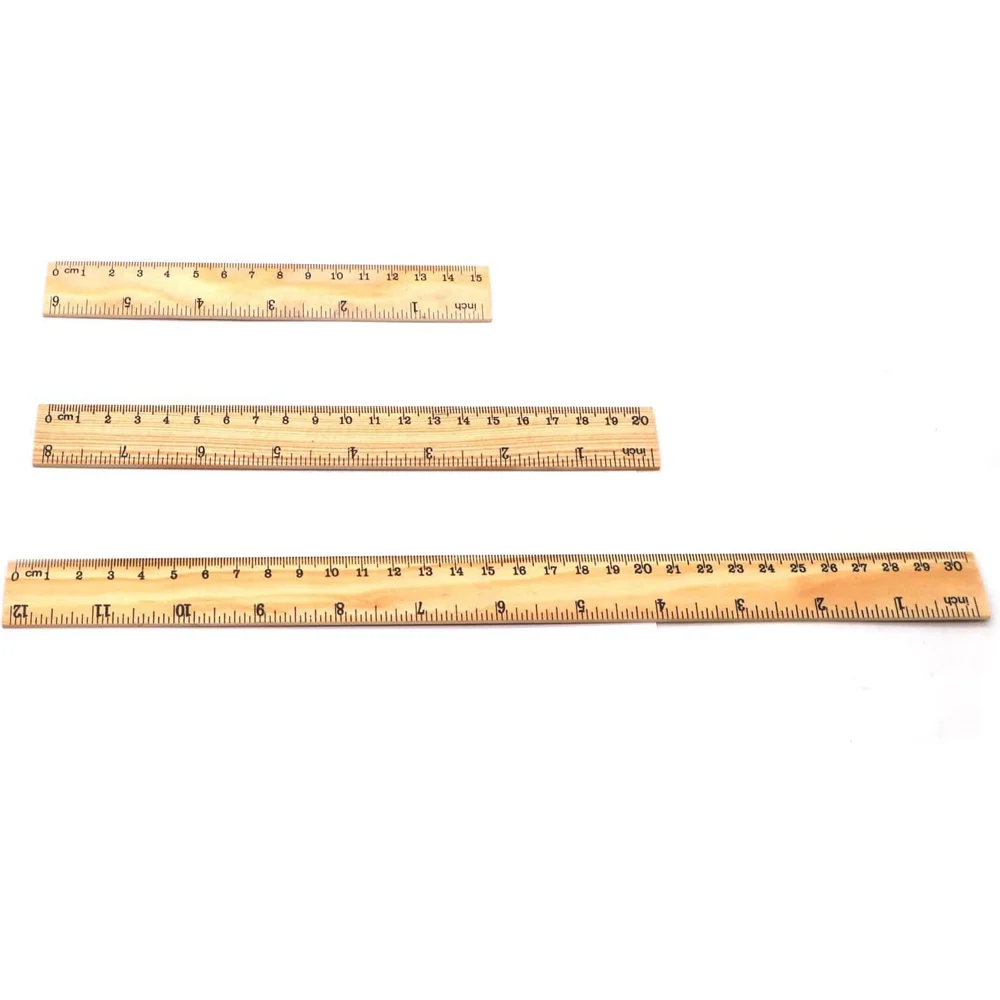 

Wooden Ruler 6/8/12 Inch Wood Rulers School Office Ruler Accuracy Measuring Drafting Ruler,Small Wooden Ruler 6 Inch