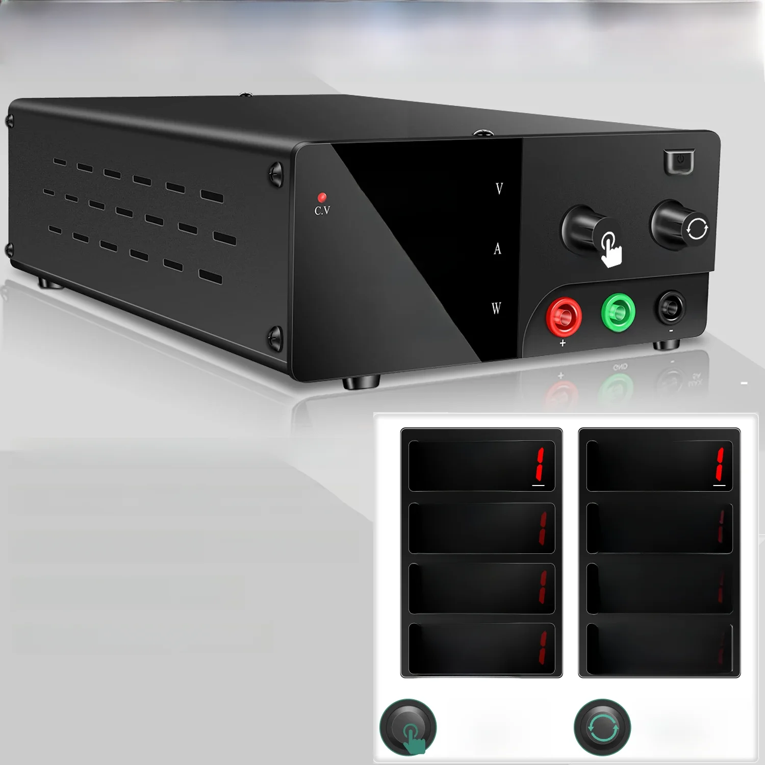 NICE-POWER 60V 20A Verstelbare DC voeding 30V 30A Lab Bench Stroombron Gestabiliseerde Voeding Spanningsregelaar Hoge Stroombron - afbeelding 2