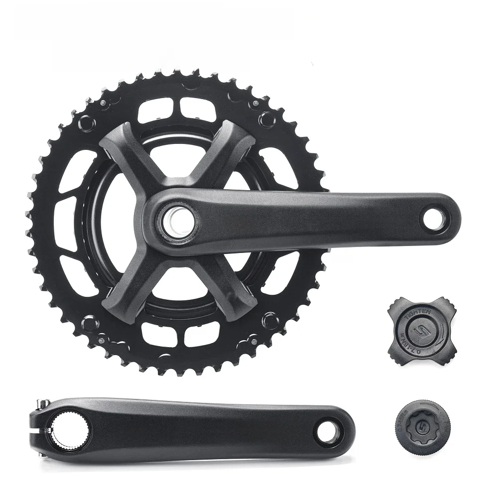 AliExpress SENICX PR4 Road Bicycle Crank Set 165MM/170mm/175MM  Double Disc 50-34T Chainring