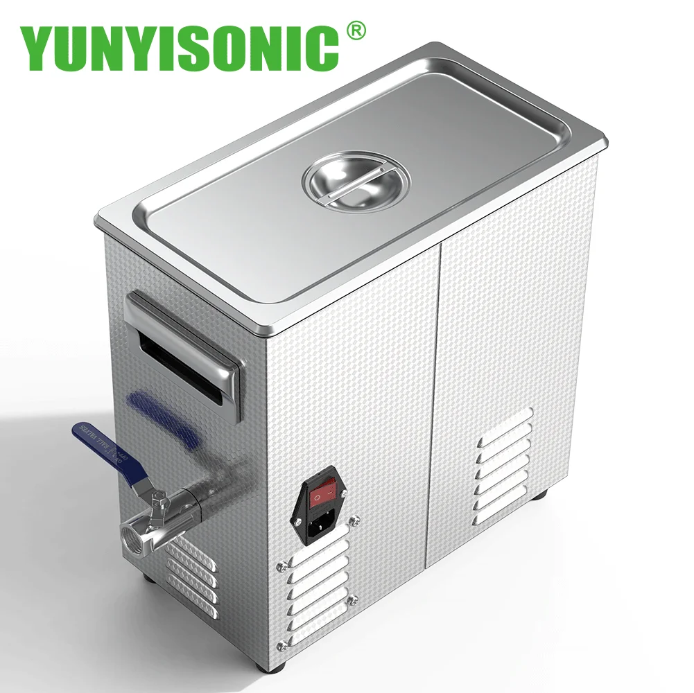YUNYISONIC Ultrasonic Cleaner 40/80Khz Cleaning Machine for Laboratory/Adjustable Power/Silent Mode/Degas/Sweep/Pulse