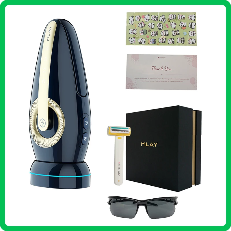 جهاز إزالة الشعر Mlay T17 IPL إزالة الشعر الجليدي البارد 9999999 ومضات آلة إزالة الشعر بالليزر الذكية للمرأة بيكيني الجسم الوجه