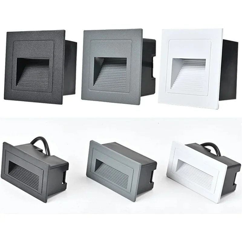 Mur LED lampe étanche IP65 LED intégré pour marches et escaliers balcon jardin porche allée cour A85-265V 10W 5W éclairage extérieur DC12V