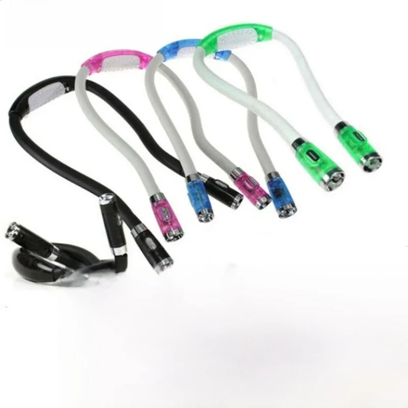 AliExpress cycle zone LED Neck Lamp Portable Read Book Light Flexible Handsfree Reading Lantern 3 Light Modes Night Working Lights Reading Flashlight