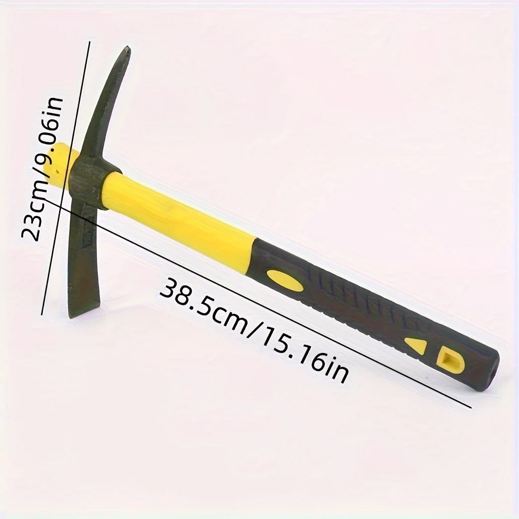 1pc Pickaxe, Fiber Plastic Handle, Hand-held, Used For Planting Flowers And Vegetables, Can Loosen Soil, Dig Trees