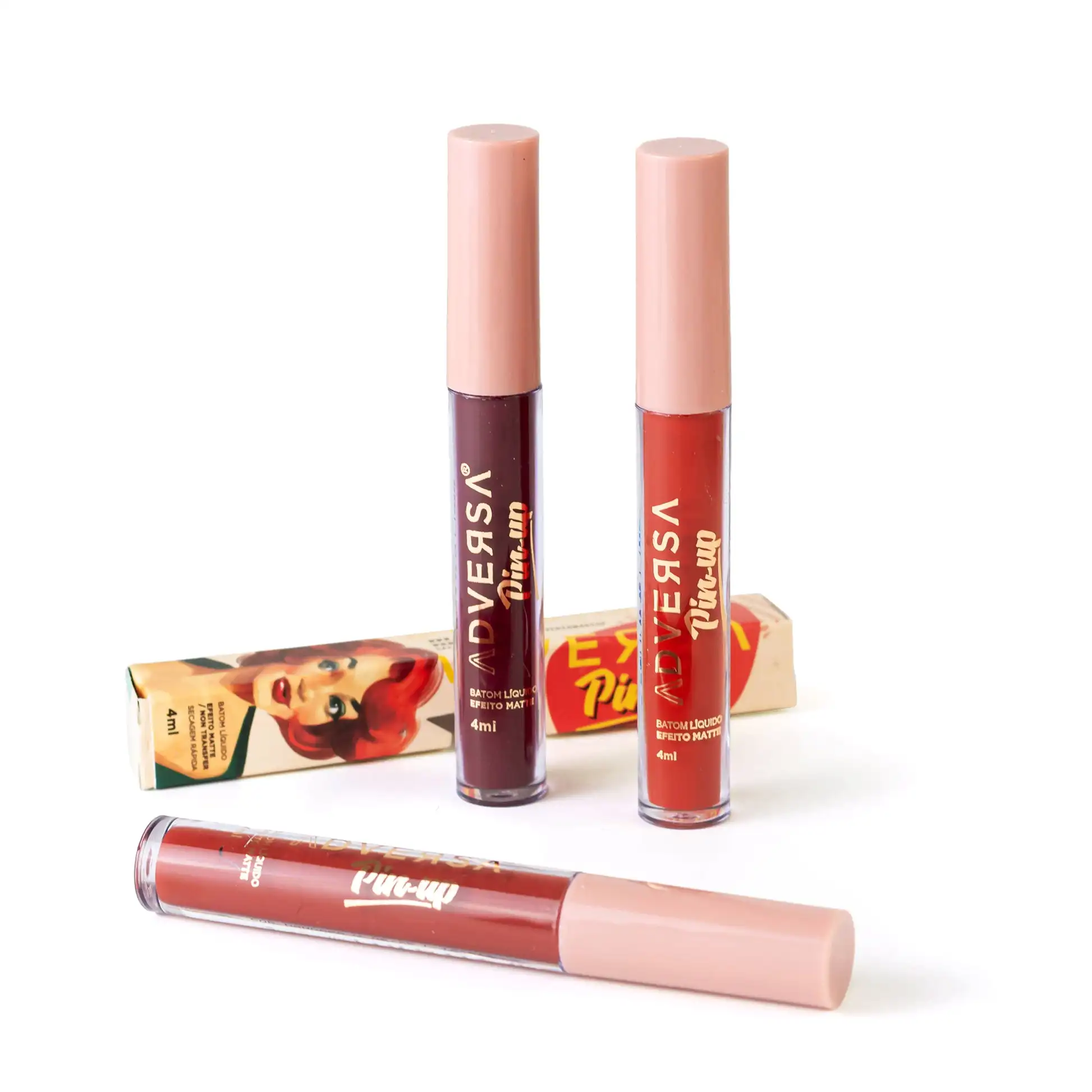 Lipstick Liquid Matte Vegan Collection Pinup - Adversa