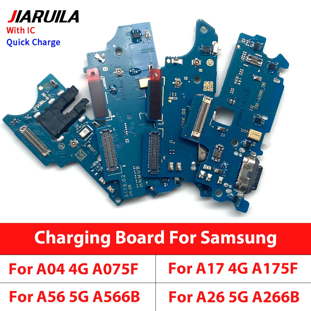 

10 PCS USB Charger Charging Dock Port Connector Flex Cable For Samsung A17 5G 4G A07 4G A075F A26 5G A266B A56 5G A566B