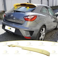 Seat Ibiza MK4 2008 - 2017 Cupra FR Model 2 Doors Rear Spoiler Wing Raw or Painted High Quality ABS Plastic Ibiza Kit FR