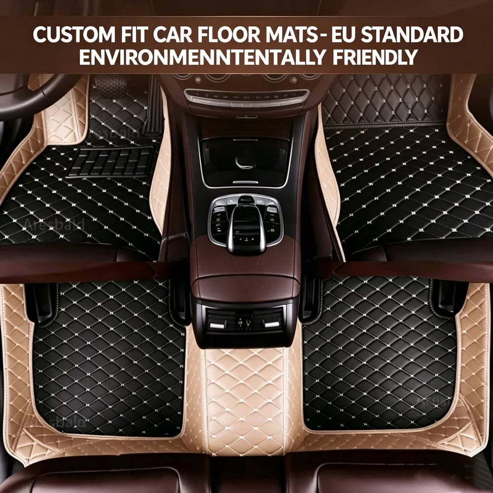 Tapis de sol de voiture antidérapants pour Volkswagen Polo Cross 9N3 1.4L 2006-2009 5 places SUV, ajustement parfait, tapis de sol intérieur automobile
