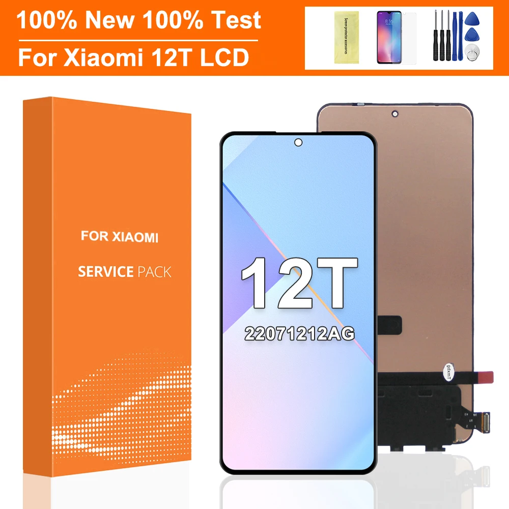for-xiaomi-12t-lcd-screen-667''-display-touch-with-frame-digitizer-assembly-for-mi-12t-pro-compatible-device-quality-replacemen