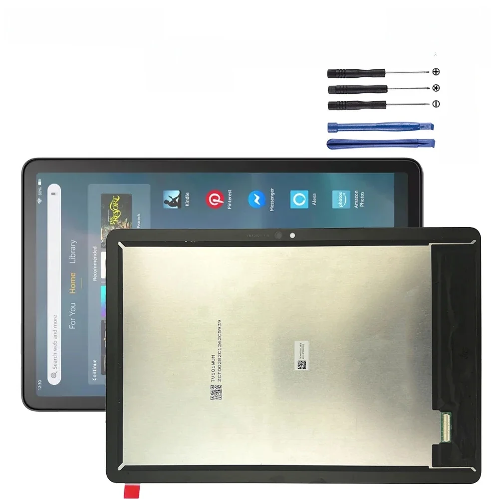 LCD do Amazon Kindle Fire HD 10 HD10 11. generacji 2021 10.1 "T76N2B T76N2P Wyświetlacz LCD Ekran dotykowy Digitizer Szkło Montaż Naprawa — zdjęcie 2