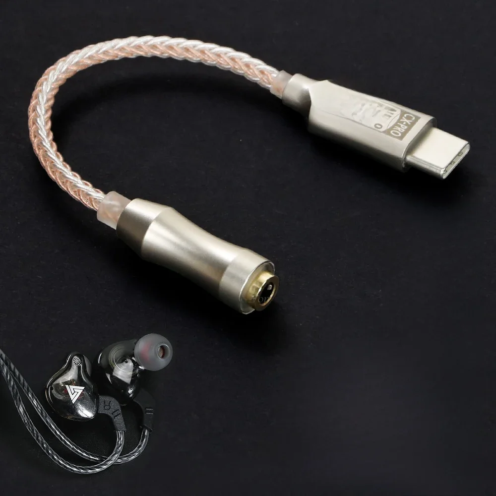 CX31993 USB Type-C na 3.5mm Interfejs Audio Wzmacniacz Słuchawkowy HiFi DAC Wzmacniacz Dźwięku Słuchawek 32bit 384kHz Adapter Audio — zdjęcie produktu 7