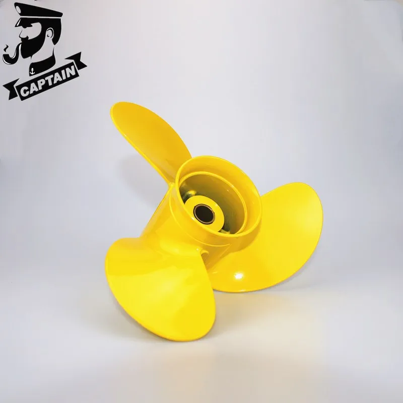 

New Yellow Propeller 8.9x8.5 Fit Tohatsu Engines 8HP 9.8HP MFS8HP 9.8HP Mercury Outboard 8HP 9.9HP 12 Splines