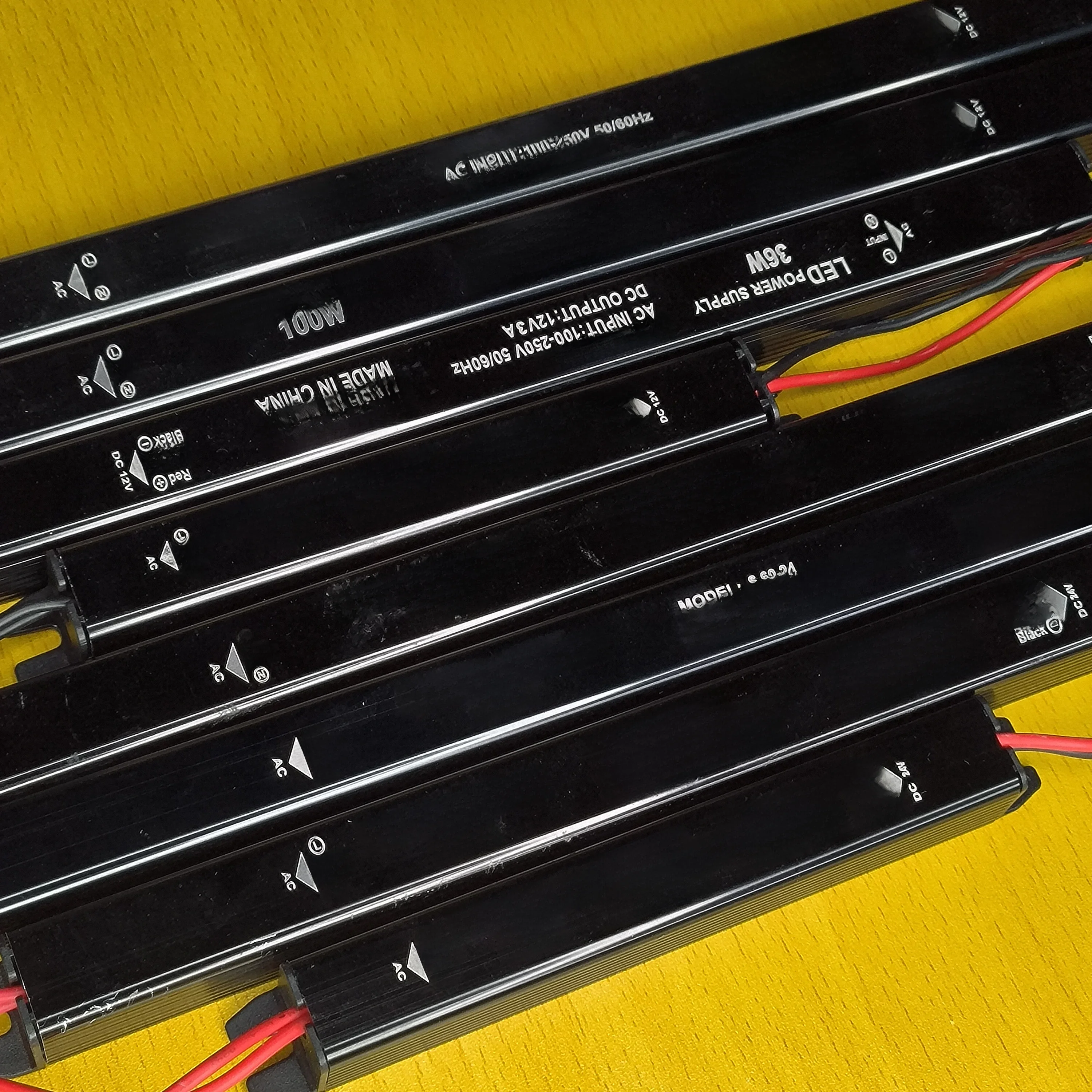 DC 24V 12V LED cienki zasilacz oświetlenie 1/2/szt transformator AC120-240V 24W 36W 60W 100W dla adaptera sterownika światła LED — zdjęcie 2