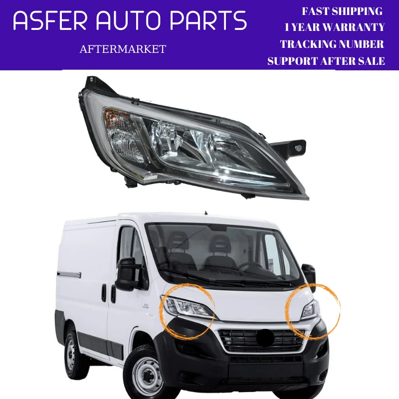 Headlight For Fiat Ducato Maxi IV Citroen Boxer Jumper 2014 After Motorized Lamb Left Right 1374292080 1374296080 161204178