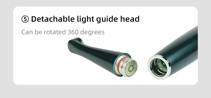 VVDental LED-Härtelampe, kabelloses Harz-Härtungslicht, 1-Sekunden-Härtung, 2500 mW/cm², 10 W, leistungsstarkes Fotopolymer-Dentalmaterial – Detail 8