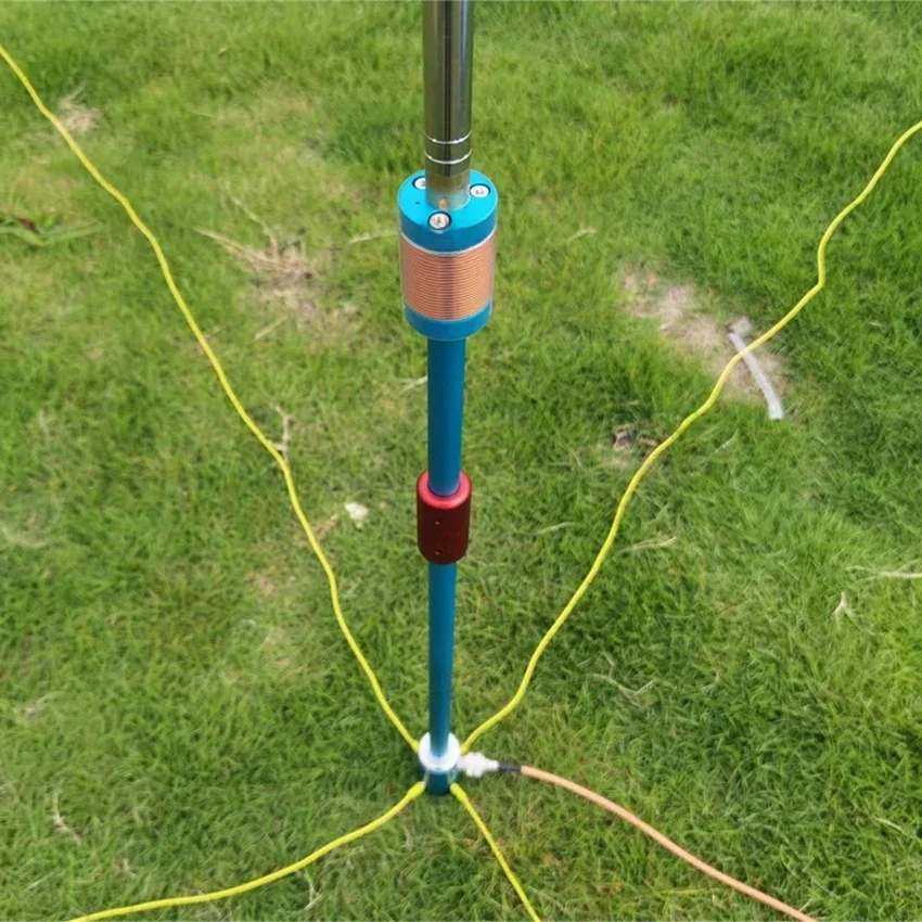 MA-12 100W 7M-50MHz Wielozakresowa antena krótkofalowa HF GP Zewnętrzna przenośna antena do radia — zdjęcie 2