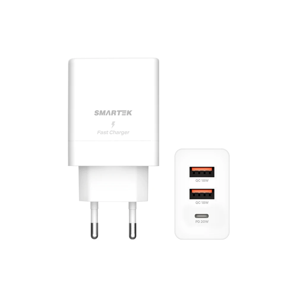 35W 3-Port Acc Ultra-Fast Charger + Usbtoc Type 1m Cable Set (3-Hole/Pd/Fast Charging)