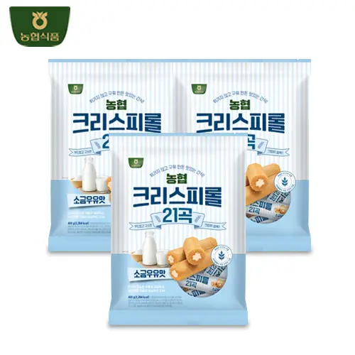 [Construction Food] Crispy Roll 21 Grains Salt Milk Flavor 400g 3 Bags