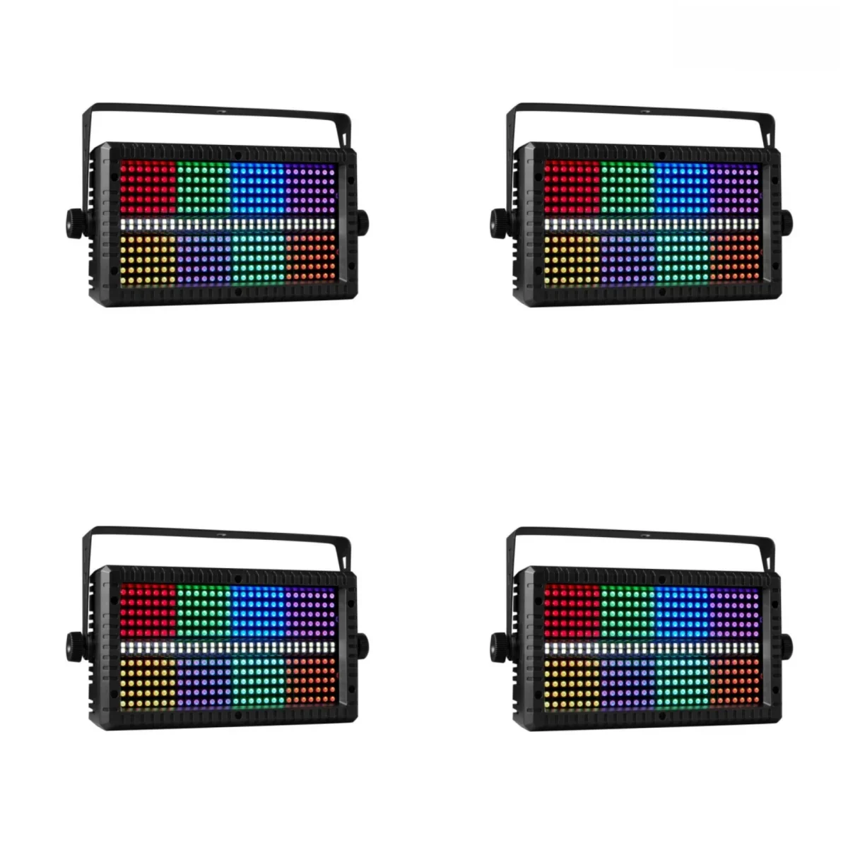 4 stks/partij 60 W Mni LED Strobe RGBW 4in1 8 Partitie Wit 8000 K DMX Super Heldere Wassen DJ Bar Strobe Podiumverlichting Effecten - afbeelding 2