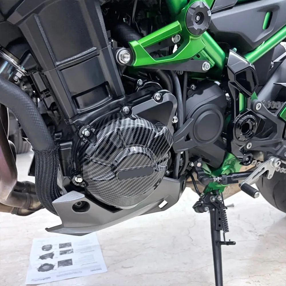 For KAWASAKI Z900 & Z900 SE 2017-2026 Secondary Engine Cover Carenados Engine Guard Z900SE NEW Moto Accessoire Engine Protection