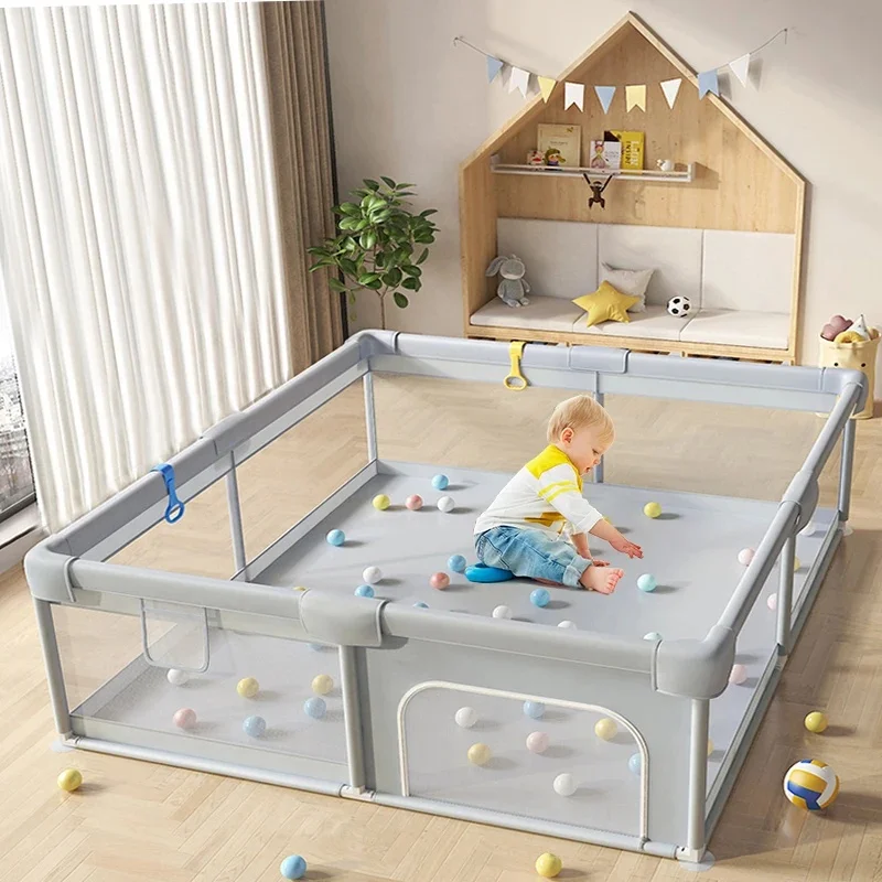 Grote Babybox voor Kinderen met Schuimbeschermer Babyspeeltuin voor 0 ~ 6 Jaar Oude Kinderen Ballenbak Box Indoor Baby Veiligheid F - afbeelding 2