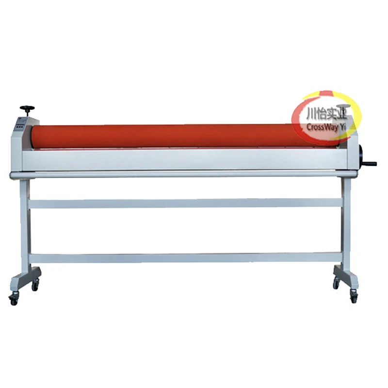 1.6m manual laminator cold film roll to roll laminating machine