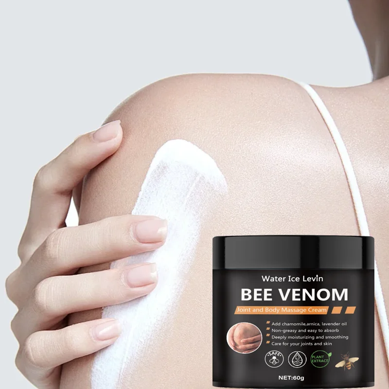 Bee Venom Muscle Massage Cream Contains Natural Ingredients Such as Beekeeping, Aloe Vera, Moisturizing, Caring for Skin, Locking Moisture, Making Soft and Delicate Skin, Moisturizing and Smoothing, Suitable for All Skin Types