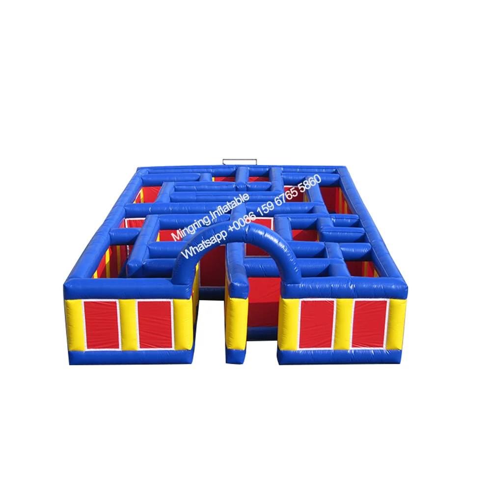 

Inflatable Giant Maze Obstacle Course, Laser Tag, Haunted Game for Outside