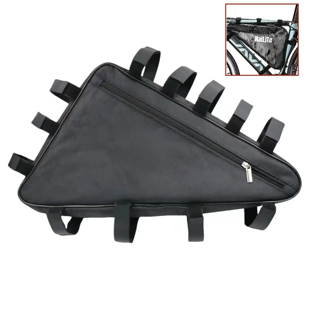 AliExpress Aleaivy 36V 48V 60V 72V E-BIKE Electric Bicycle Triangle Battery Bag Rainproof Large Capacity Triangle Pouch Waterproof Bag Accessories