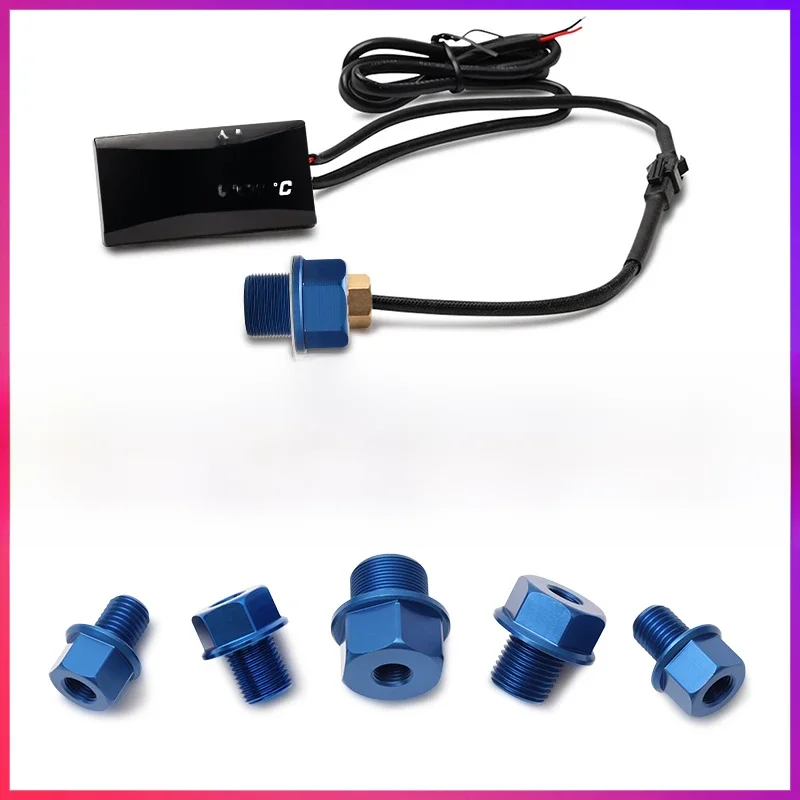 Koso miernik temperatury oleju fonil oleju dla nmax 125 XMAX 250 300 NMAX CB400 CB500X Adapter skuter i wyścigi motocykl termometr — zdjęcie 2