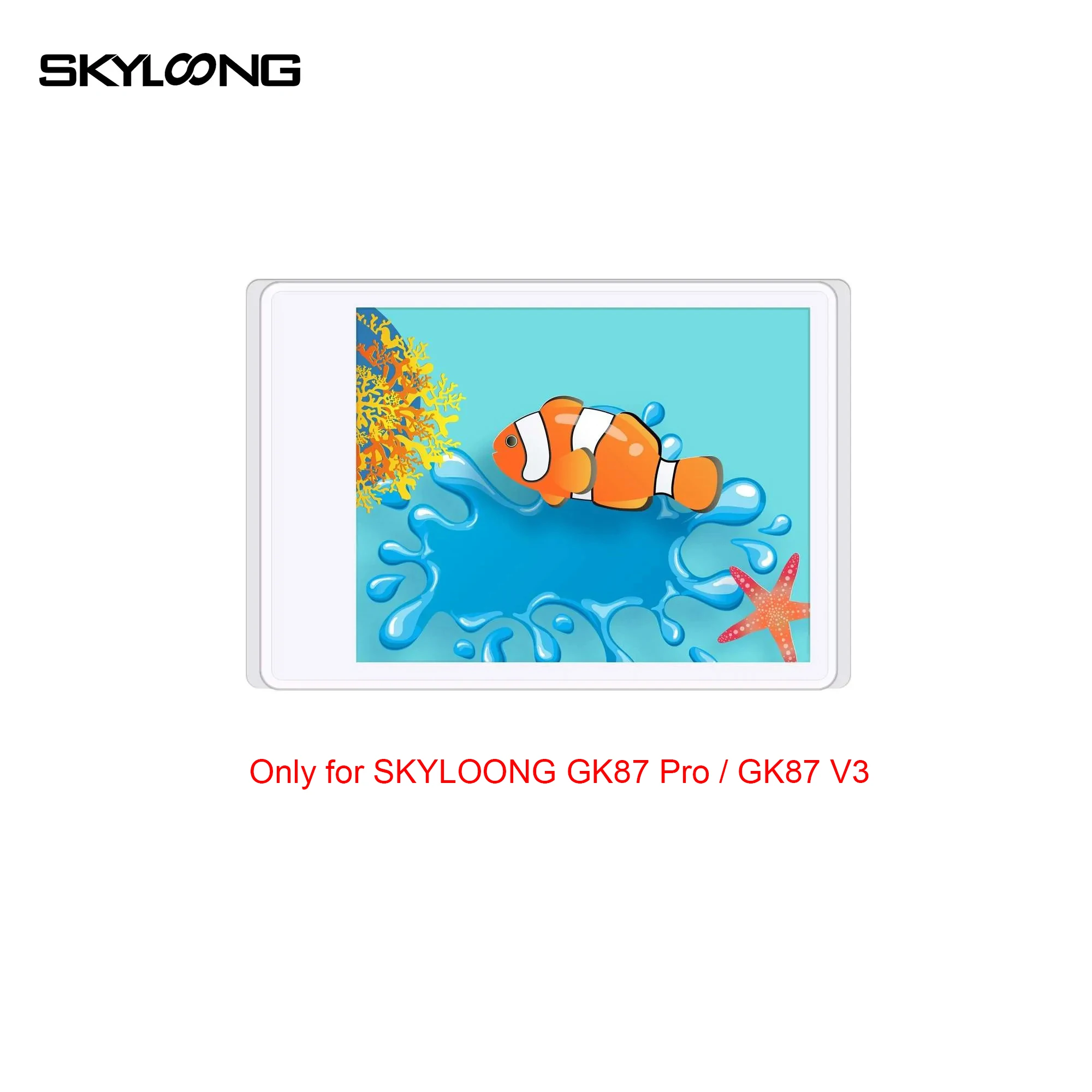 SKYLOONG 키보드 스크린 1.0 및 2.0 및 2.1 LCD, Skyloong GK87Pro / GK87 V3 / GK104Pro 키보드 액세서리에 적합 