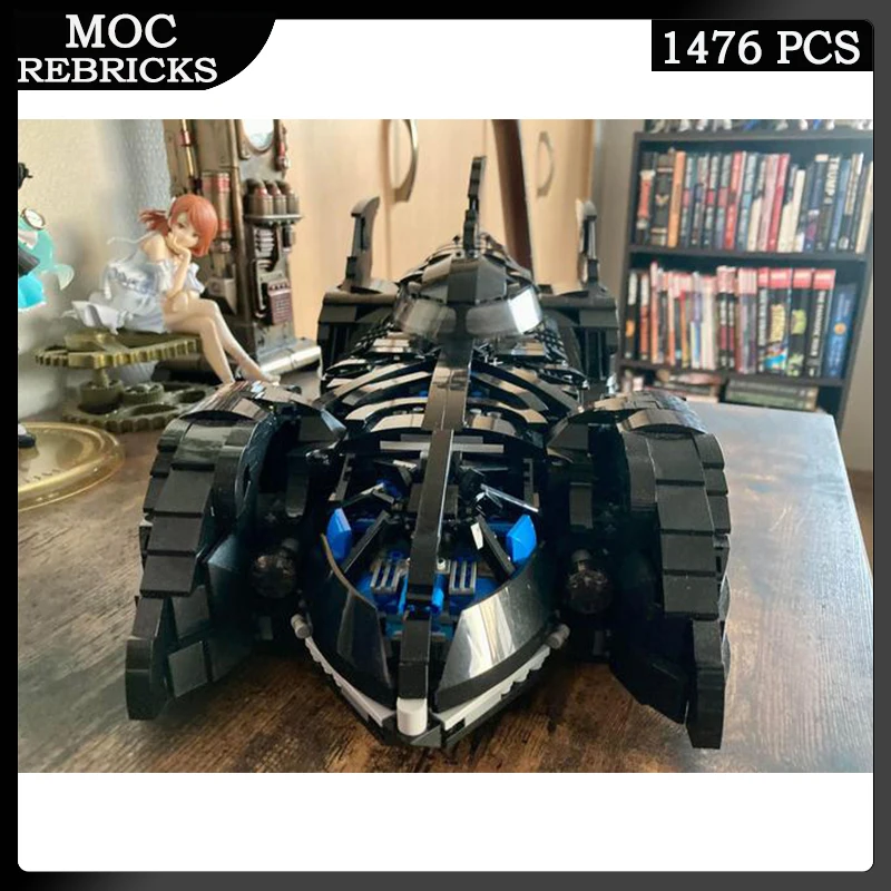 MOC Building Block Car Batmobile Model UCS Series Originality Toys DIY Educational Puzzle Bricks Children Birthday Gifts