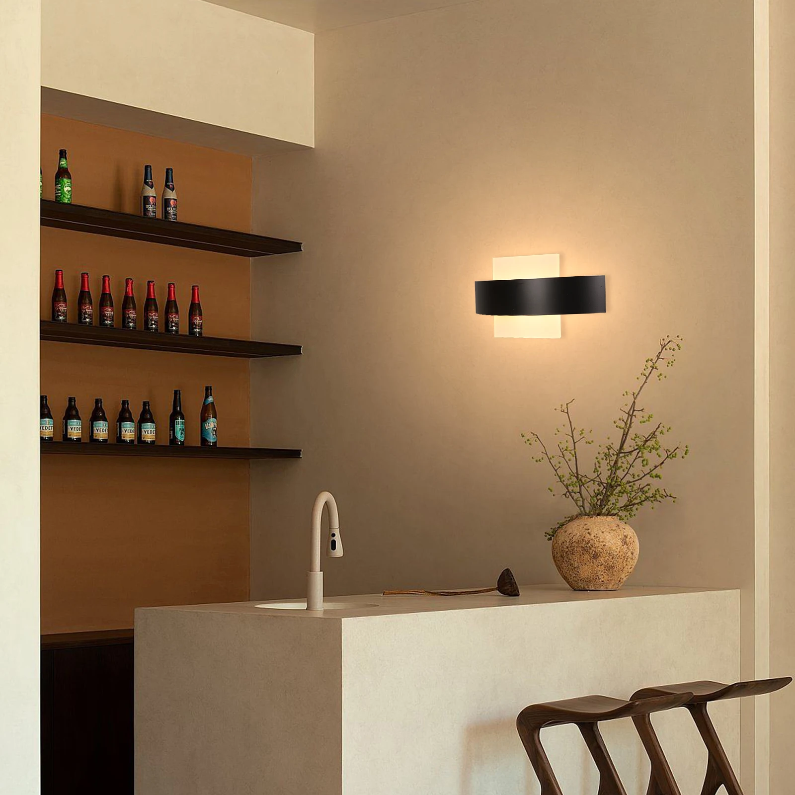 

Metals LED Wall Lamp Modern Indoor Lights Simplicity Wall Mounted Lamp Living Room Corridor Bedroom Stairs Decoration Lighting