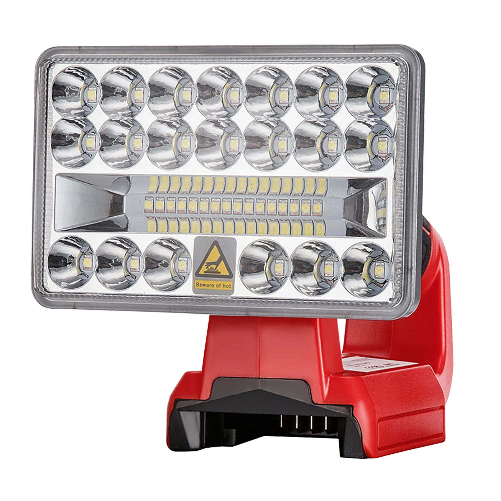 

5 Inch LED Work Light 18W 2000LM Flashlight 3 Lighting Modes with USB Port for Milwaukee 18V Li-ion Battery (No Battery)