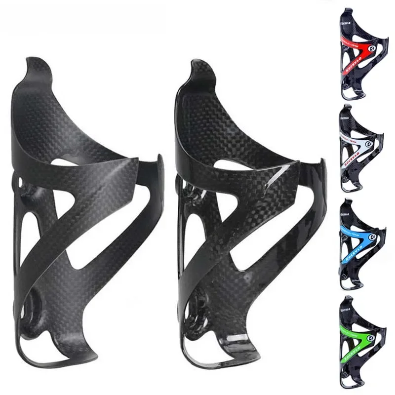 AliExpress kocevlo 2PCS KOCEVLO Carbon Fiber Bicycle Ultralig Water Bottle Cage MTB Road Bike Bottle Holder Cycle Equipment Matte/light