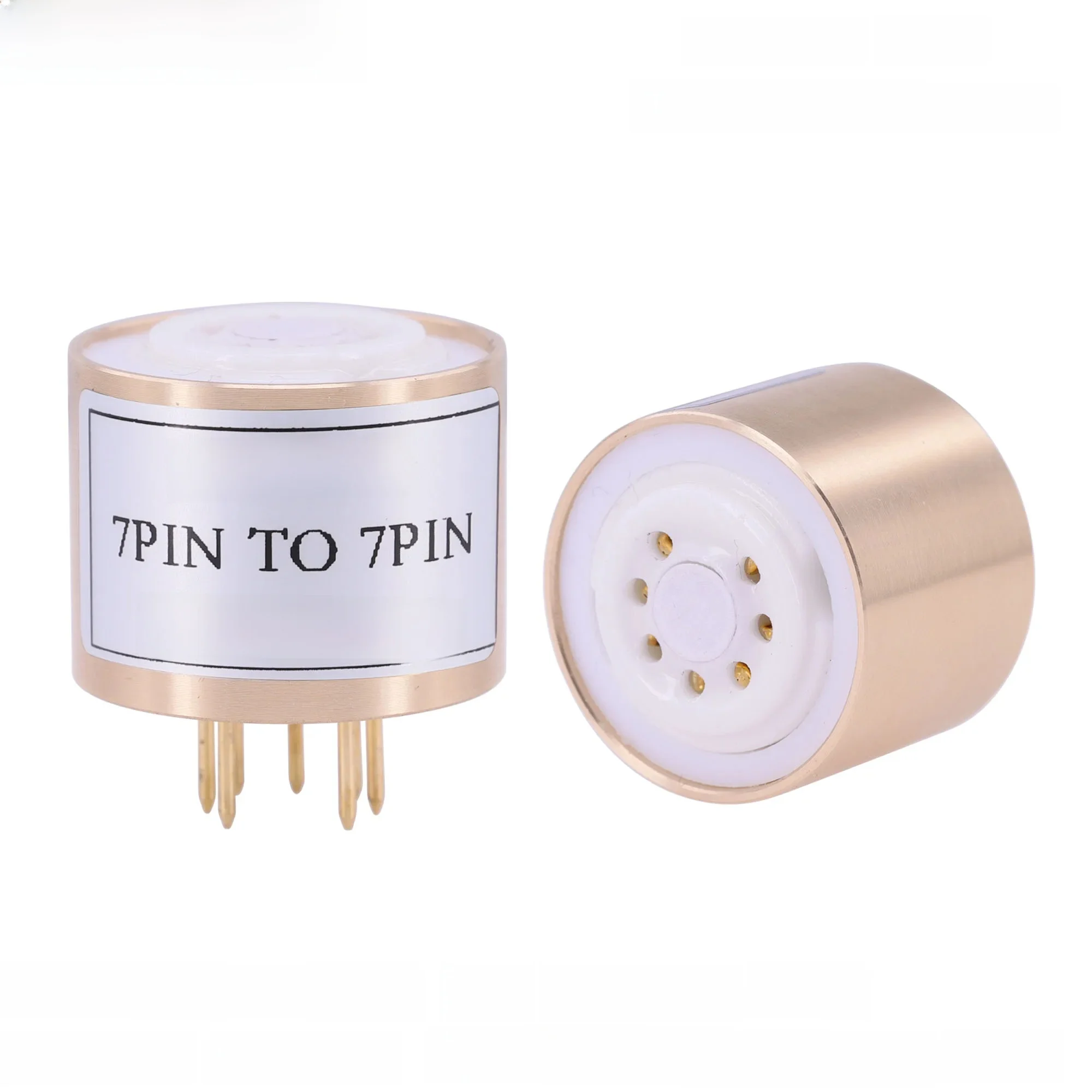 1PC 7Pin do 7Pin rura próżniowa gniazdo Saver gniazdo testowe dla 6X4 6J1 6J2 6J3 6J4 6J5 6Z4 Audio w stylu Vintage gniazdo Saver wzmacniacz — 2