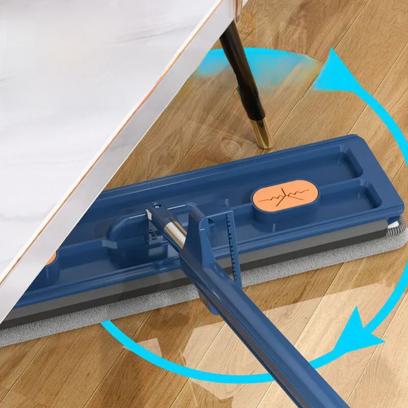 Balai serpillière plat pour les paresseux, grand format, 42 cm, mains libres, ménage absorbant, outil de livres