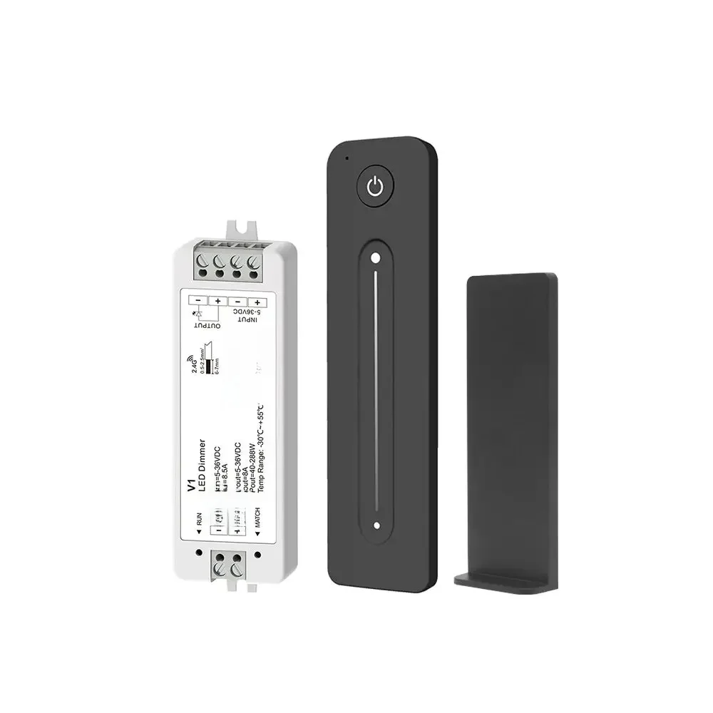 MJJC V1 LED Dimmer 12V 24V 36V 5V 8A RF 2,4G Wireless Touch Remote LED Push Dimer Siwtch für 2835 COB Einfarbige Streifen Licht