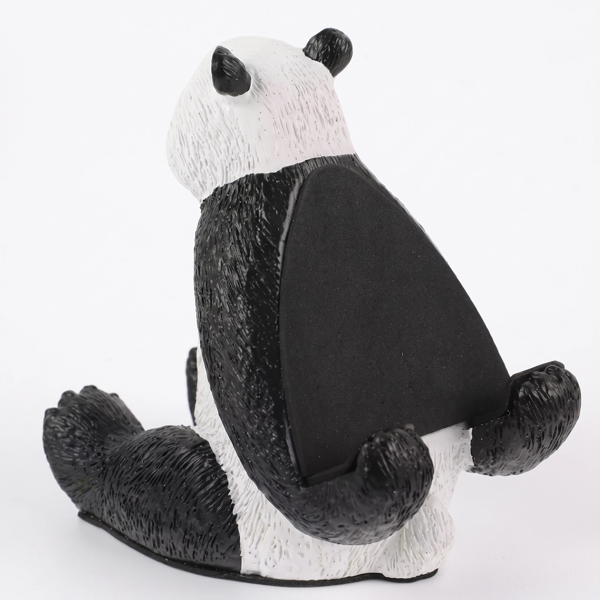 1Pcs Panda Phone Stand Resin Desktop Holder Ergonomic Design for Watching Videos Reading Messages Creative Desk Phone Holder