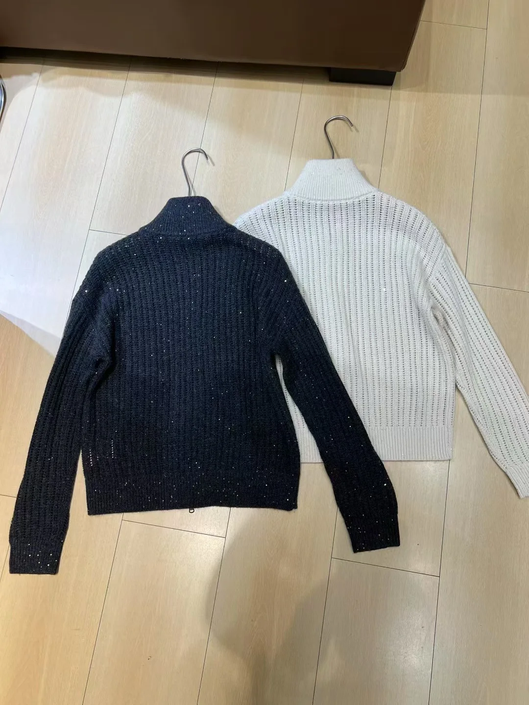 Casual damesvest van kasjmier met ritssluiting herfst 202