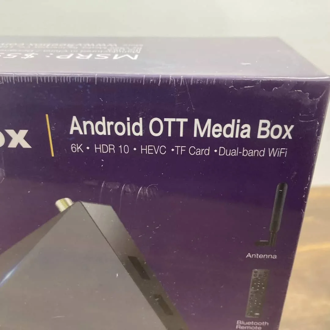 خصم بيع الجمعة السوداء الجديدة VSeeBox V2 Pro Android OTT Media Box ثنائي النطاق واي فاي 6K 32GB جديد مختوم