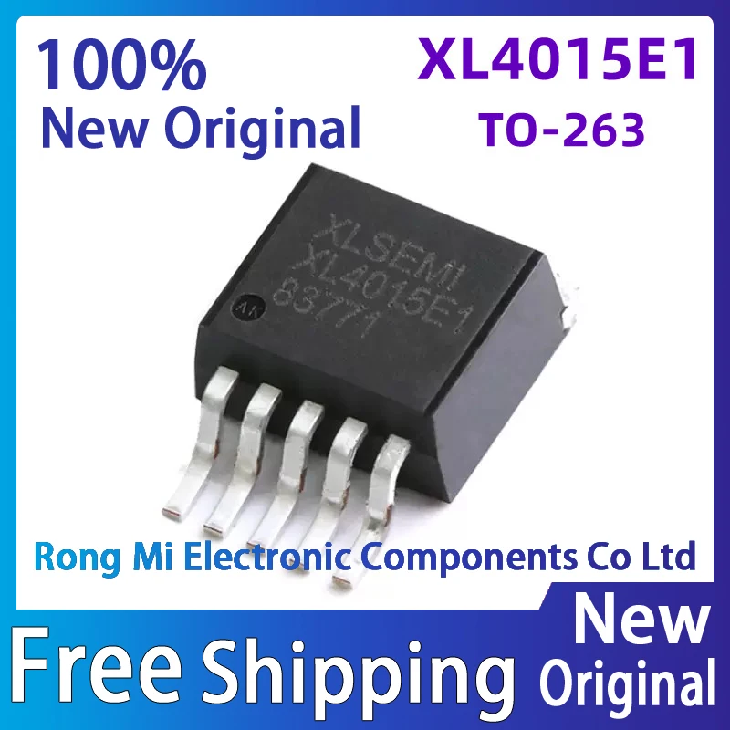 5pcs/lot 2023+ XL4015E1 XL4015 4015 Step-down dc power converter chip TO-263 Best quality