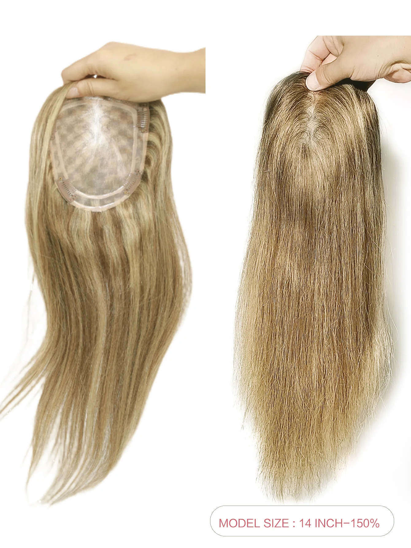 Highlight Human Hair Toppers for Women 5