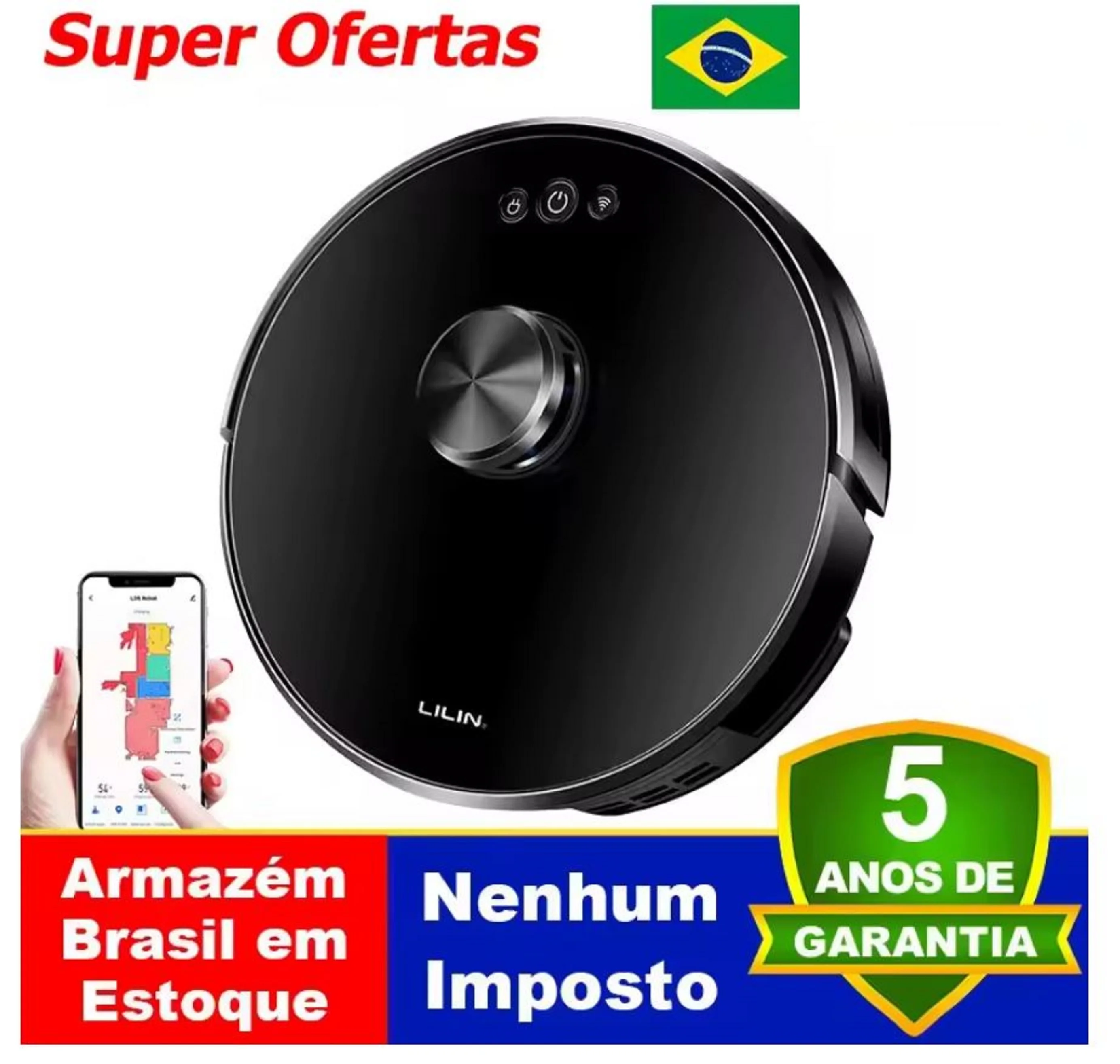 Robot aspirador XR500, sistema láser en el sistema láser de robot aspirador XR500 superior