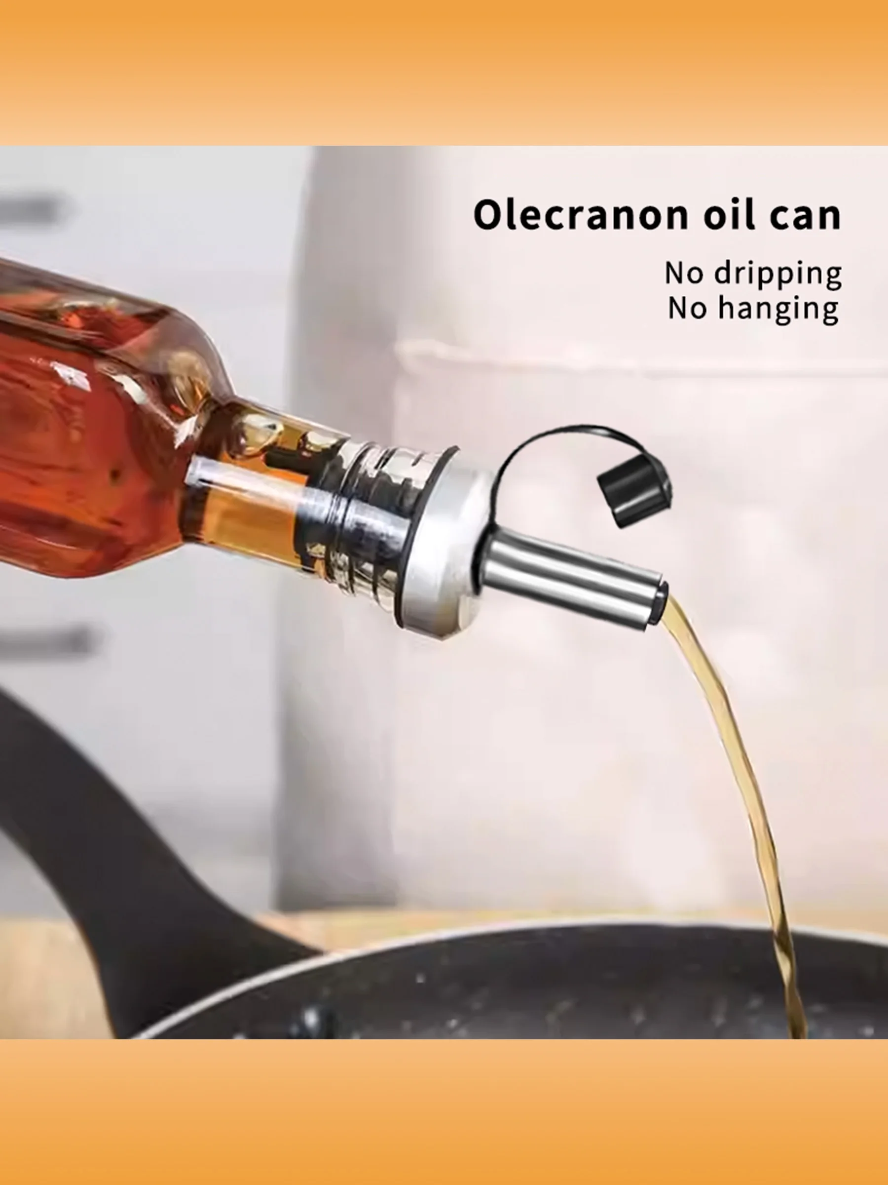 

4 шт. Этот многофункциональный флакон для порционирования масла и уксуса емкостью 300 мл, прочный и может содержать целостность приправ.