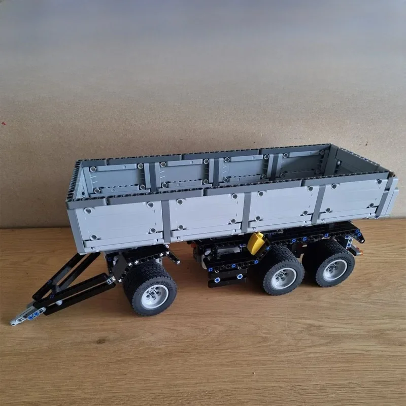MOC- 204225   Cargo Transport Dump Truck Trailer Bouwsteenmodel • 1070 PartsMOC Creative Boy Kids Verjaardag Speelgoed Geschenken - afbeelding 2