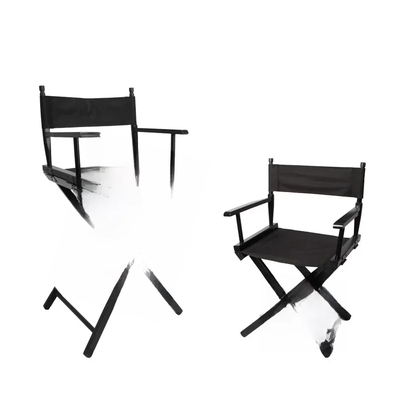 SELENS-Chaise Pliante Portable en Bois Massif, Équipement de Réalisateur, Chaise de Maquillage en Toile, Analyste de Studio Photo, Accessoires de Photographie, Nouvelle Collection