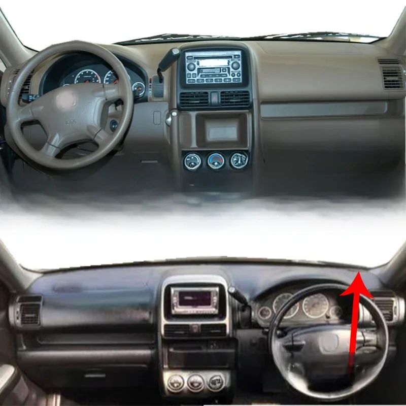 For Honda CRV CR-V II Mk2 RD4 RD5 RD6 RD7 RD9 2001-06 Dashmat Dashboard Cover Instrument Panel Anti-Dirt Pad Dash Mat Ornaments