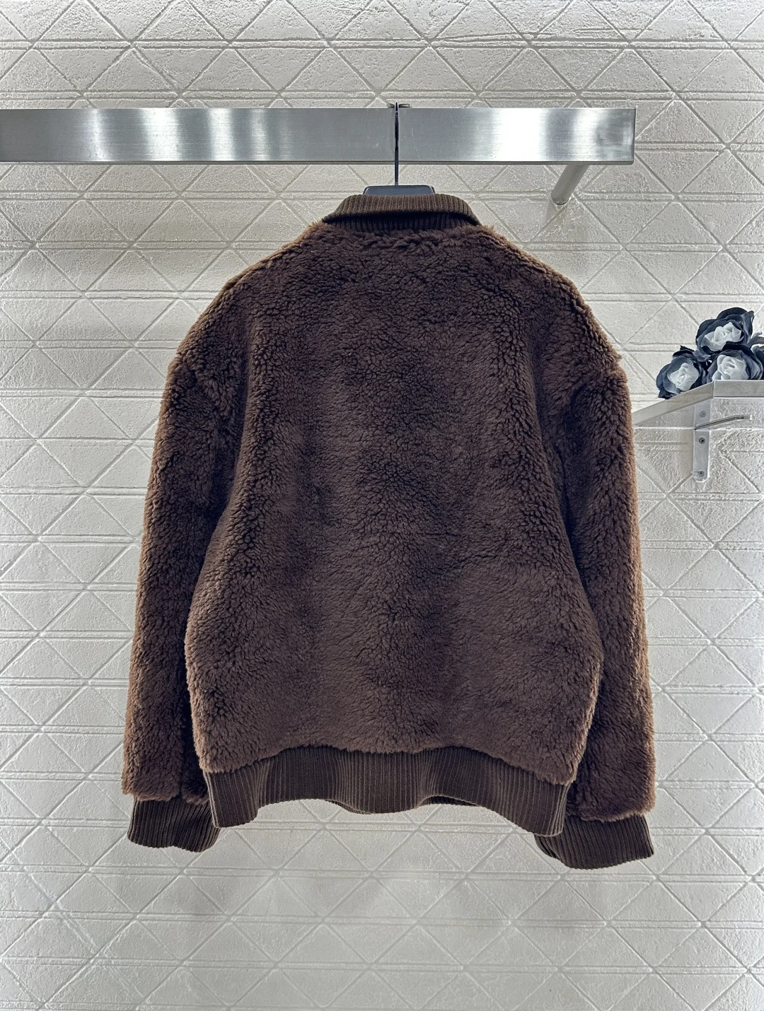 

Winter new High-end Women's Clothing Lapel Teddy Double-Sided Plush Jacket 183